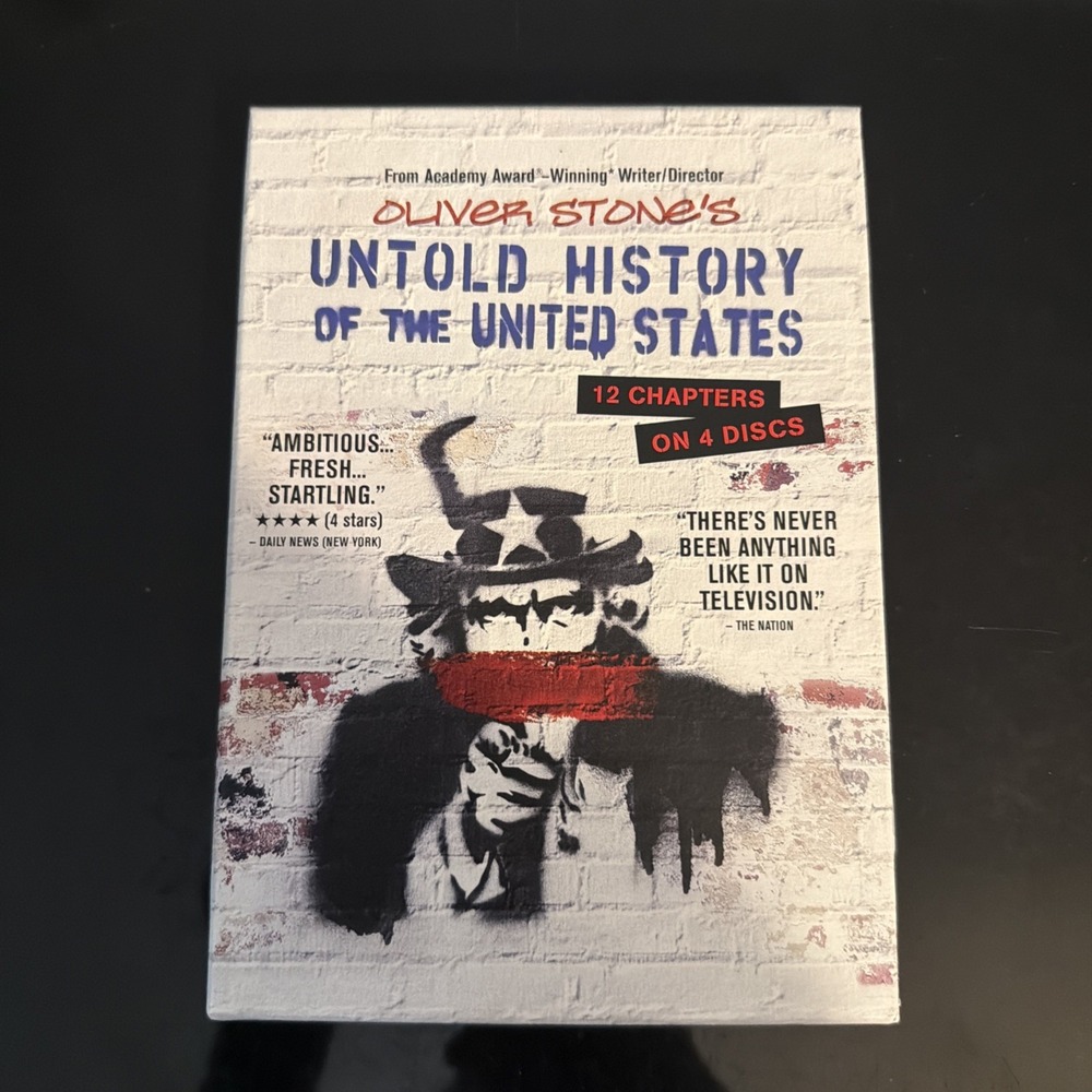 Oliver Stone's Untold History United States 4 DVD Set Scratch Free & Slipcover